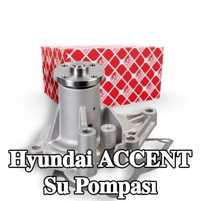 FEBI BILSTEIN Conta/sızdırmazlık elemanlı su pompası — 2000 Hyundai Accent