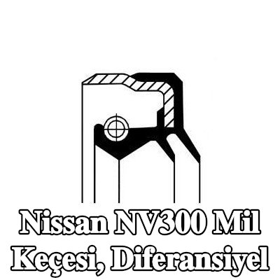 CORTECO Mil Keçesi, diferansiyel — Nissan Nv300
