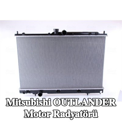 NISSENS Kapaksız motor radyatörü, genişletme deposu olmadan, contasız/sızdırmazlık elemanı olmadan — 2002 Mitsubishi Outlander
