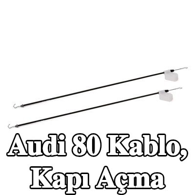 TOPRAN Kablo, sol ön kapı açma kolu — Audi 80