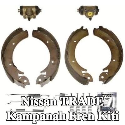 TRW Tekerlek fren silindirli kampanalı fren kiti, Fren Kiti — Nissan Trade