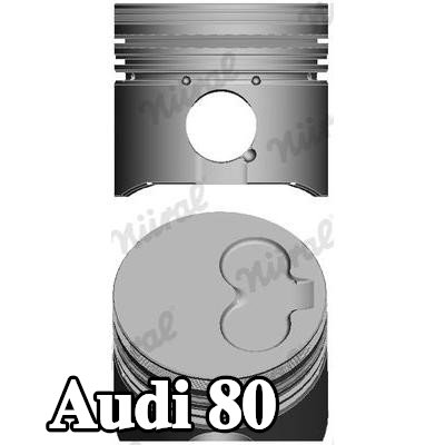 NÜRAL مكبس مزود بحامل حلقات المكبس — 1992 Audi 80