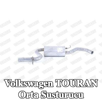 WALKER Orta susturucu 1110mm, montaj parçaları olmadan — Volkswagen Touran
