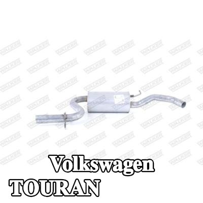 WALKER كاتم الصوت الأوسط 1110mm, بدون قطع التثبيت — Volkswagen Touran