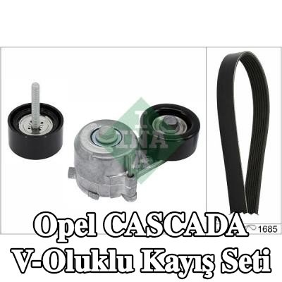INA V-Oluklu Kayış Seti — Opel Cascada