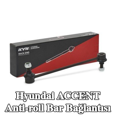 KYB Stabilizatör kolu Stab-Lnk, Ön Aks, 282mm, Çelik — Hyundai Accent