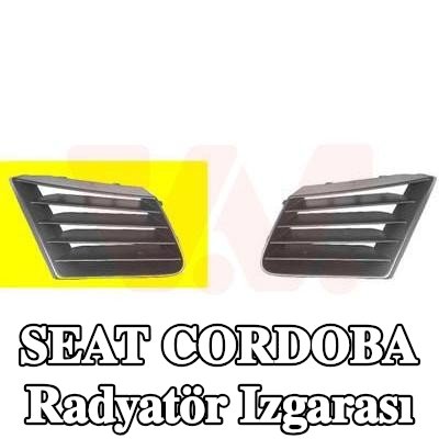 VAN WEZEL Radyatör ızgarası sağ — SEAT Cordoba