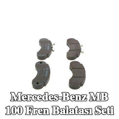 BOSCH Fren balatası seti 17, 5mm, gıcırtı önleyici plaka ile, montaj kılavuzu ile — Mercedes-Benz Mb 100