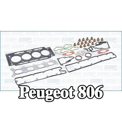 AJUSA مجموعة حشيات, رأس الأسطوانة مع حشوة رأس الأسطوانة, مع أختام ساق الصمام, MULTILAYER STEEL — Peugeot 806