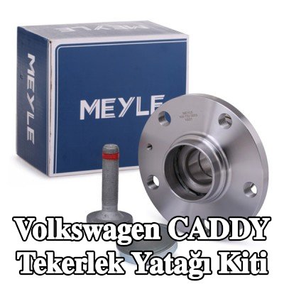 MEYLE Tekerlek yatağı kiti ORİJİNAL Kalite, Arka Aks, entegre manyetik sensör halkalı, entegre tekerlek yatağı ile, sabitleme/montaj malzemesi ile — Volkswagen Caddy