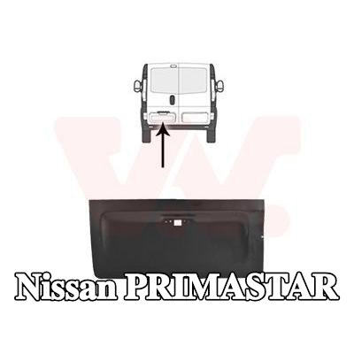 VAN WEZEL الباب الخلفي الأيسر — Nissan Primastar