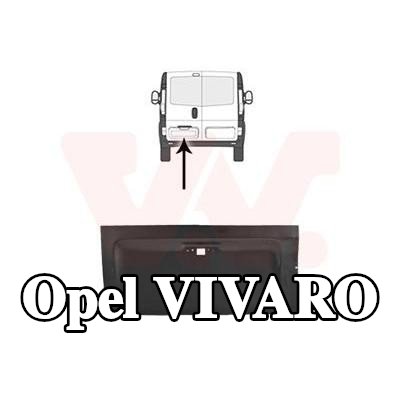 VAN WEZEL الباب الخلفي الأيسر — Opel Vivaro