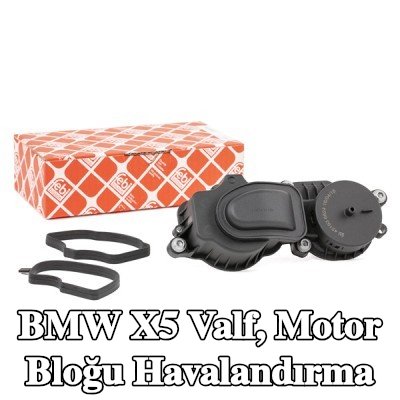 FEBI BILSTEIN Valf, sabitleme/montaj malzemeli motor bloğu havalandırma deliği — 2006 BMW X5