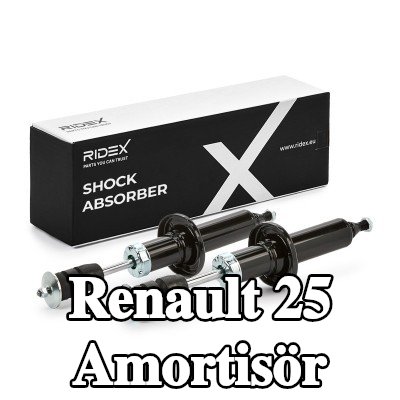 RIDEX Amortisör Ön Aks, Yağ Basıncı, Yaylı amortisör — Renault 25