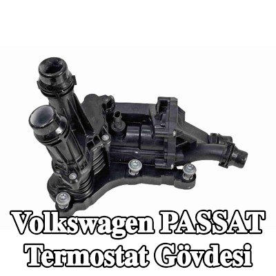 VEMO Conta/sızdırmazlık elemanı ile termostat muhafazası — Volkswagen Passat