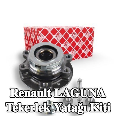 FEBI BILSTEIN Tekerlek yatağı kiti Tekerlek göbeğine entegre tekerlek yatağı, ABS sensör halkalı, entegre manyetik sensör halkalı, sabitleme/montaj malzemesi ile — Renault Laguna