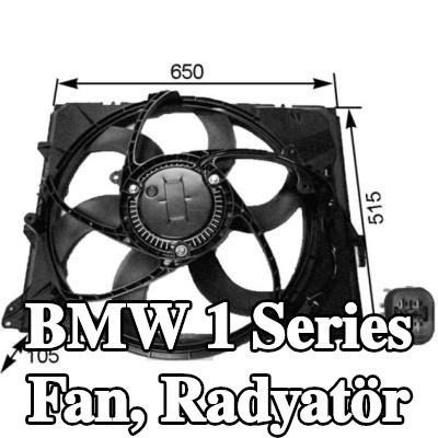 MAHLE Fan, radyatör 490mm — 2012 BMW 1 Series
