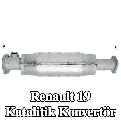 VEGAZ Sabitleme/montaj malzemesi dahil katalitik konvertör — Renault 19