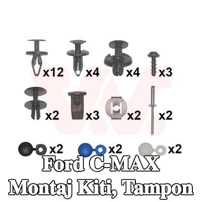 VAN WEZEL Montaj Kiti, tampon — Ford C-max
