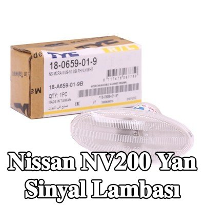 TYC Yan sinyal lambası her iki taraf, yan montaj, beyaz — Nissan Nv200