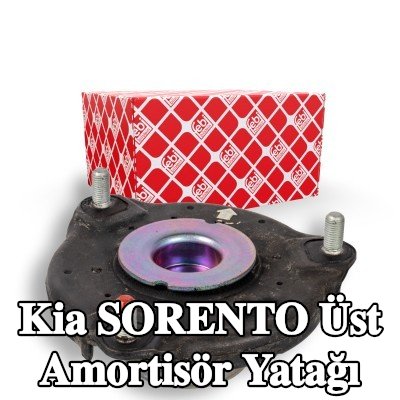FEBI BILSTEIN Üst amortisör yatağı Ön Aks Sol, Ön Aks Sağ, bilyalı rulman içermez — Kia Sorento