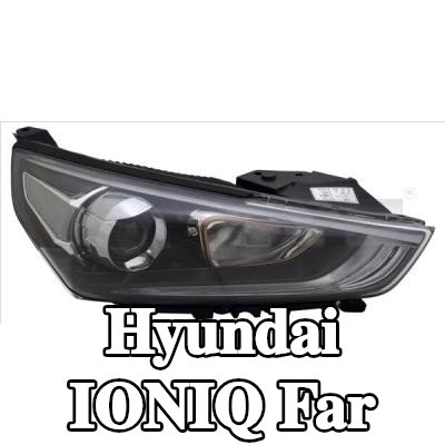 TYC Far Sol, H7/HB3, elektrik motorlu — Hyundai Ioniq