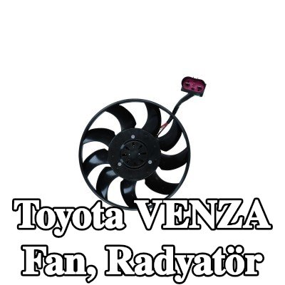 KAMOKA Fan, radyatör — Toyota Venza