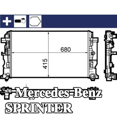 MAHLE مبرد المحرك مع غطاء — 2016 Mercedes-Benz Sprinter