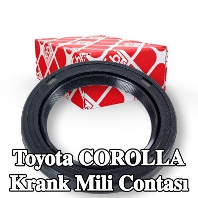 FEBI BILSTEIN MVQ (silikon kauçuk) krank mili contası, krank mili için — 1990 Toyota Corolla
