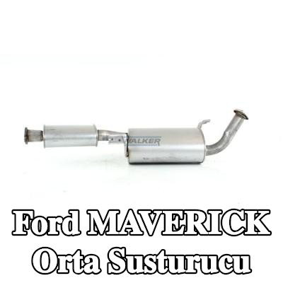WALKER Orta susturucu 1075mm, montaj parçaları olmadan — Ford Maverick