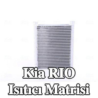 NISSENS Borulu ısıtıcı matrisi — 2012 Kia Rio