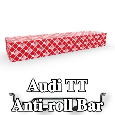 FEBI BILSTEIN Lastik bağlantı parçalı stabilizatör, Arka Aks, bağlantı çubuğu ile — Audi Tt
