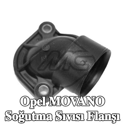 Metalcaucho Conta/sızdırmazlık elemanı ile birlikte soğutma suyu flanşı, termostat olmadan — 2002 Opel Movano