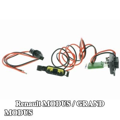 VEMO مقاوم مسبق, مروحة المبرد الكهربائية بجودة أصلية — Renault Modus / Grand Modus