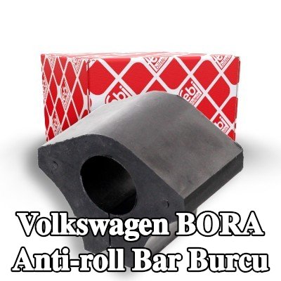 FEBI BILSTEIN Anti roll bar burcu Arka Aks, 22mm, Kauçuk — Volkswagen Bora