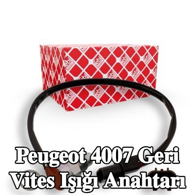FEBI BILSTEIN Conta/sızdırmazlık elemanlı geri vites lambası anahtarı, kablo ile — Peugeot 4007