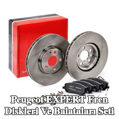 MAPCO Fren diskleri ve balataları seti Ön Aks, Havalandırmalı, gıcırtı önleyici plaka ile — 2002 Peugeot Expert