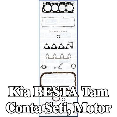 AJUSA Tam Conta Seti, silindir kapağı contalı motor, valf gövdesi contalı — Kia Besta