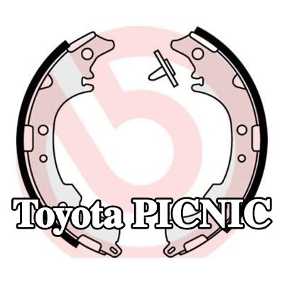 BREMBO مجموعة أحذية الفرامل — Toyota Picnic