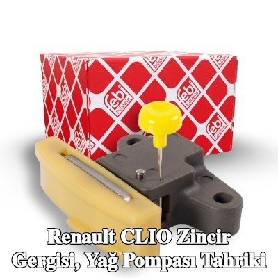 FEBI BILSTEIN Zincir Gergisi, yağ pompası tahriki — Renault Clio