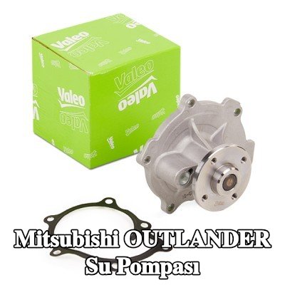 VALEO Kapaksız su pompası, conta/sızdırmazlık elemanları ile — Mitsubishi Outlander
