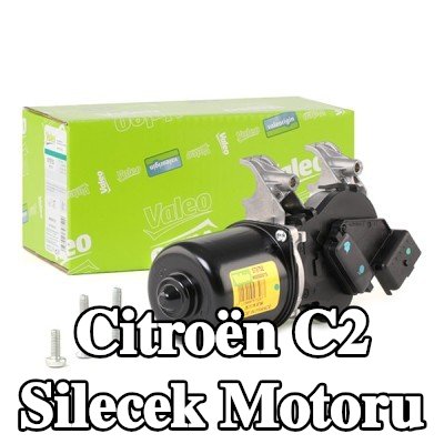 VALEO Silecek motoru Ön, ORIGINAL PART, 12V — Citroën C2