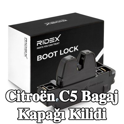 RIDEX Bagaj kapağı kilidi — 2002 Citroën C5