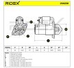 RIDEX Marş motoru 1, 2kW — Mitsubishi L400 (9)
