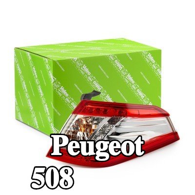 VALEO المصباح الخلفي قطعة أصلية, يمين, مع حامل لمبة, مع لمبات — 2012 Peugeot 508