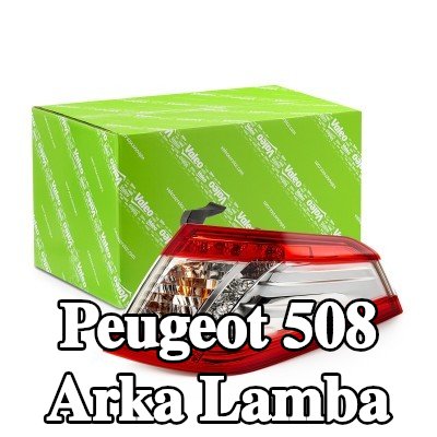 VALEO Arka lamba ORİJİNAL PARÇA, Sağ, ampul tutuculu, ampullü — 2012 Peugeot 508