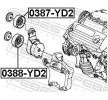 FEBEST Gergi kasnağı Dış Çap: 76mm — Honda Legend (2)