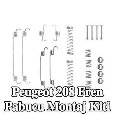 BOSCH Yaylı fren pabucu montaj kiti — Peugeot 208