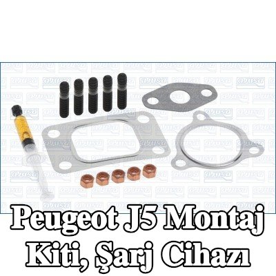 AJUSA Montaj Kiti, conta/sızdırmazlık elemanları ile şarj cihazı — Peugeot J5