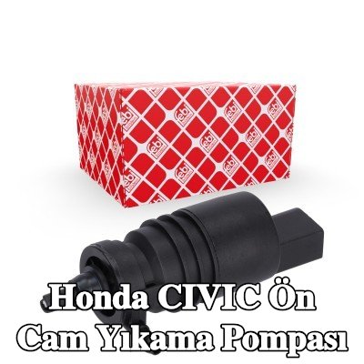 FEBI BILSTEIN Ön cam yıkama pompası 12V, conta halkası ile — 2012 Honda Civic